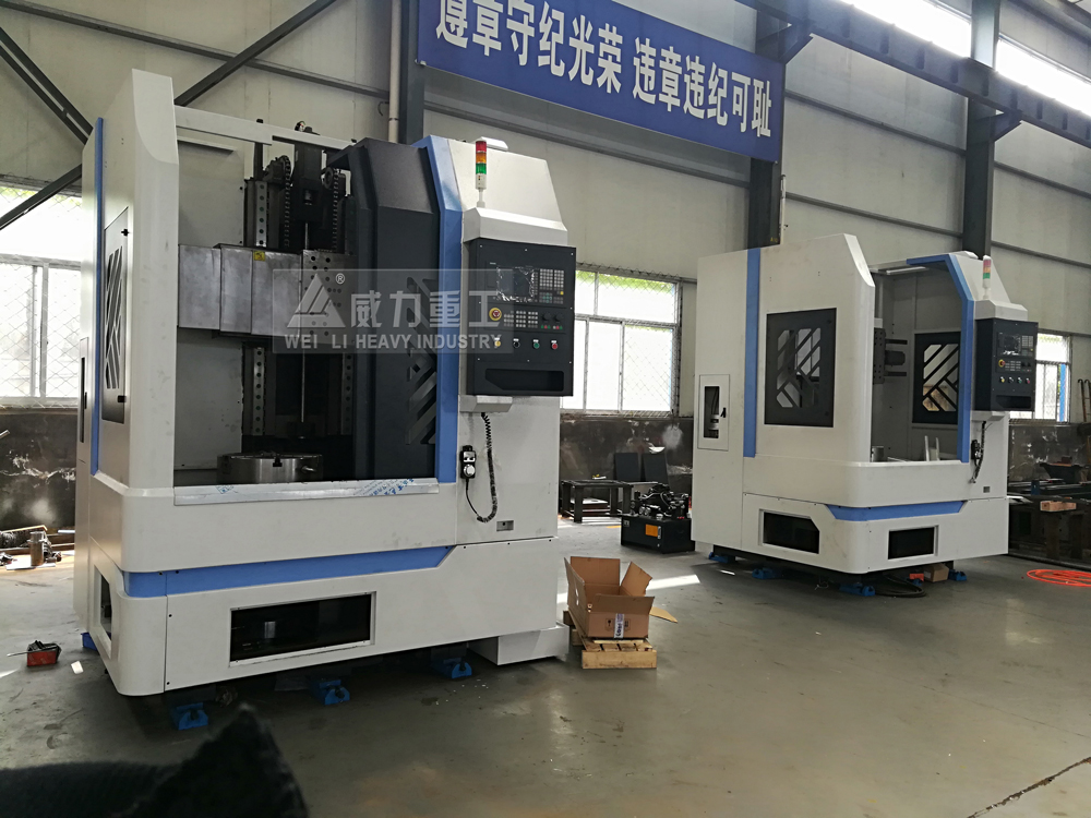 數(shù)控立式車床加工車間