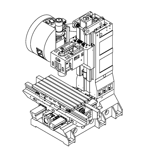 850立式加工中心光機(jī)